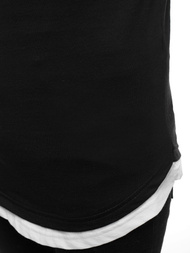 Ανδρικό μπλουζάκι μαύρο OZONEE O/1262