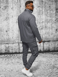 Ανδρικό μπουφάν γραφίτη OZONEE O/G3035