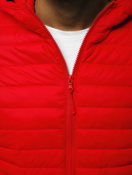 Ανδρικό μπουφάν Κόκκινο OZONEE JS/LY35