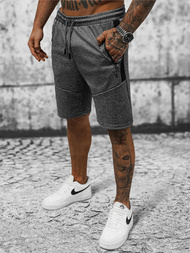 Ανδρικό σόρτς φόρμας γραφίτη OZONEE JS/8K279