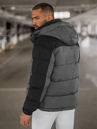 Ανδρικό μπουφάν Γκρί OZONEE JS/31M5008Z