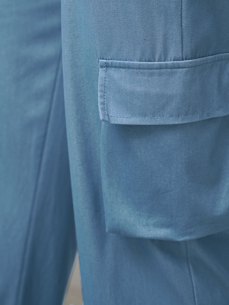 Γυναικείο τζιν παντελόνι μπλε OZONEE O/HGM6610