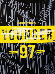 Ανδρικό μπλουζάκι μαύρο OZONEE JS/KS1993