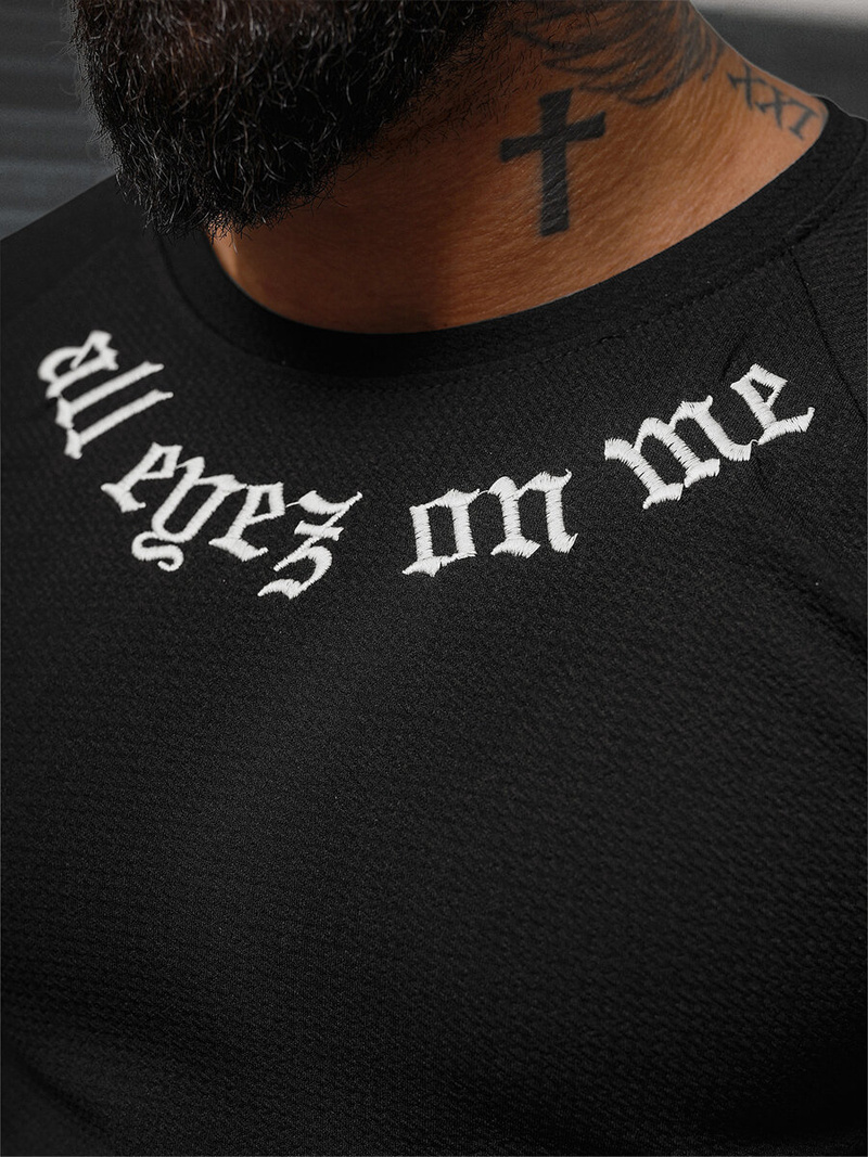 Ανδρικό μπλουζάκι μαύρο OZONEE O/T7256