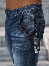 Ανδρικό τζιν παντελόνι Σκούρο μπλε OZONEE NB/MP0091BS