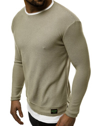 Ανδρικό Φούτερ ανοιχτό-χακί OZONEE MACH/2139/19