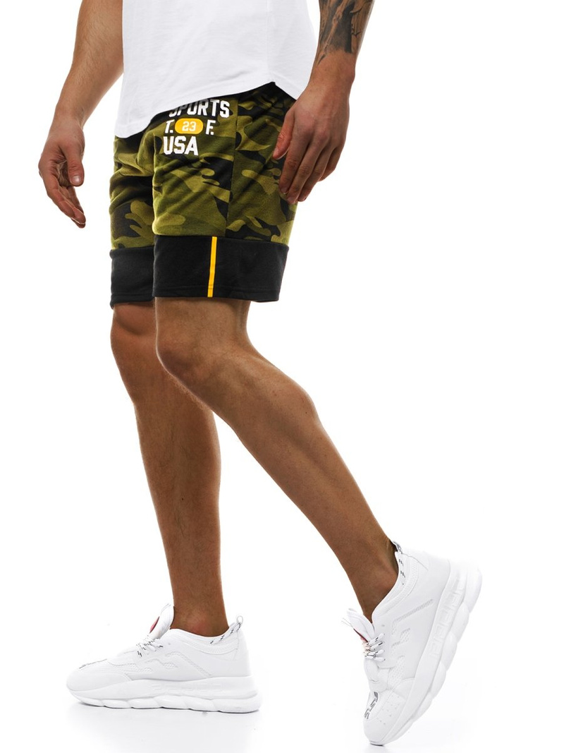 Ανδρικό σόρτς πράσινο OZONEE JS/KK300158