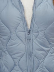 Γυναικείο αμάνικο μπουφάν Γαλάζιο OZONEE O/H928/101