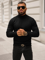 Ανδρικό πουλόβερ μαύρο OZONEE O/BM201