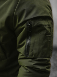 Ανδρικό χειμερινό μπουφάν Χακί OZONEE JS/M2019/136