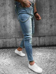 Ανδρικό τζιν παντελόνι Γαλάζιο OZONEE O/270SP