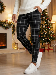 Ανδρικό παντελόνι chino mαύρος OZONEE O/P4009Z