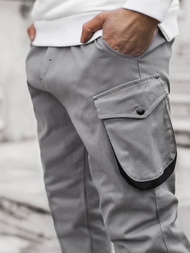 Ανδρικό παντελόνι jogger γκρι OZONEE A/705