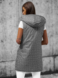 Γυναικείο αμάνικο μπουφάν ναυτικό μπλε OZONEE JS/16M9066/215