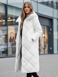 Γυναικείο μπουφάν λευκό OZONEE JS/5M3173/281Z