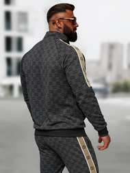 Ανδρικό σετ φόρμας μαύρο OZONEE O/FF5110AB