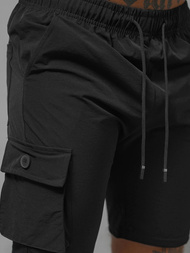 Ανδρικό σόρτς chino μαύρο OZONEE T/DC469Z