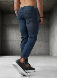 Ανδρικό τζιν παντελόνι Σκούρο μπλε OZONEE O/JK2895A