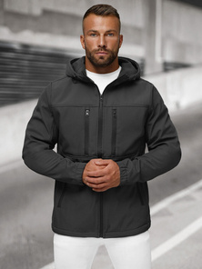 Ανδρικό μπουφάν softshell γραφίτη OZONEE JS/27B6525/5