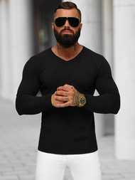 Ανδρικό πουλόβερ μαύρο OZONEE NB/MMB601/4Z