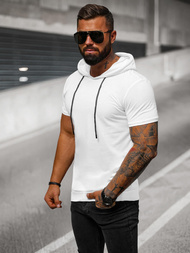 Ανδρικό μπλουζάκι λευκό OZONEE JS/8T955/1