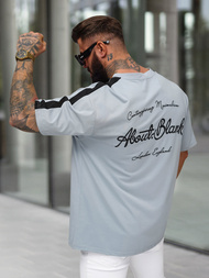 Ανδρικό μπλουζάκι ανοιχτό-μπλε OZONEE O/QQ1195