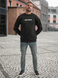 Ανδρικό Φούτερ μαύρο OZONEE JS/65B3919/3