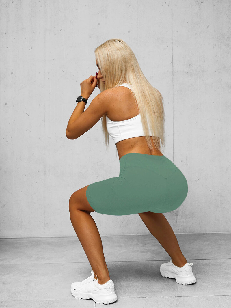 Κοντό mέντα γυναικείο κολάν OZONEE O/K5-J