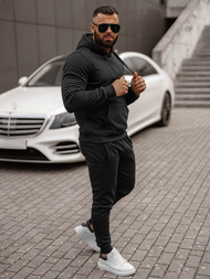 Ανδρικό σετ φόρμας μαύρο OZONEE JS/68C10381/3Z