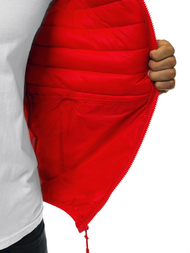 Ανδρικό μπουφάν Κόκκινο OZONEE JS/LY35