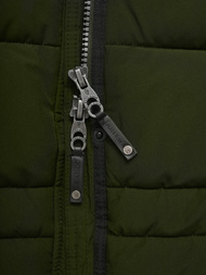 Γυναικείο μπουφάν χακί OZONEE O/W377Z