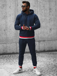 Ανδρικό σετ φόρμας ναυτικό μπλε OZONEE JS/8C60/25