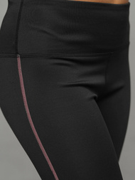 Γυναικείο σετ φόρμας δύο κομματιών μαύρος OZONEE O/XL012/1Z