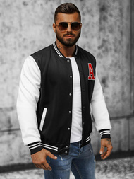 Ανδρικό φούτερ μαύρο OZONEE JS/8B1157/3