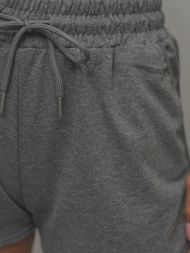 Γυναικείο σόρτς φόρμας γραφίτη OZONEE JS/8K1256/5Z