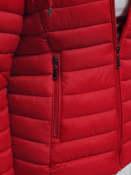 Γυναικείο μπουφάν kόκκινο OZONEE JS/16M9101/270