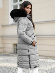 Γυναικείο μπουφάν Γκρί OZONEE O/W377Z