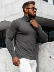 Ανδρικό πουλόβερ Γραφίτης OZONEE NB/MMB600/3Z