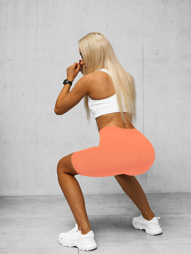 Κοντό σολομού γυναικείο κολάν OZONEE O/K5-J