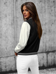 Γυναικείο μπουφάν μαύρο OZONEE JS/16M9067/392