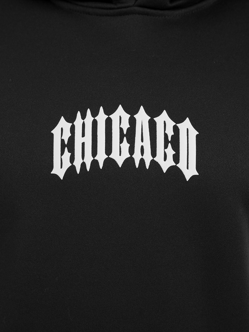 Ανδρικό Φούτερ με Κουκούλα μαύρο OZONEE JS/21B1903/3