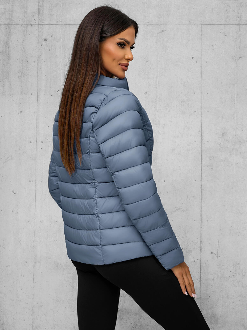 Γυναικείο μπουφάν ατσάλι OZONEE JS/11Z8170Z