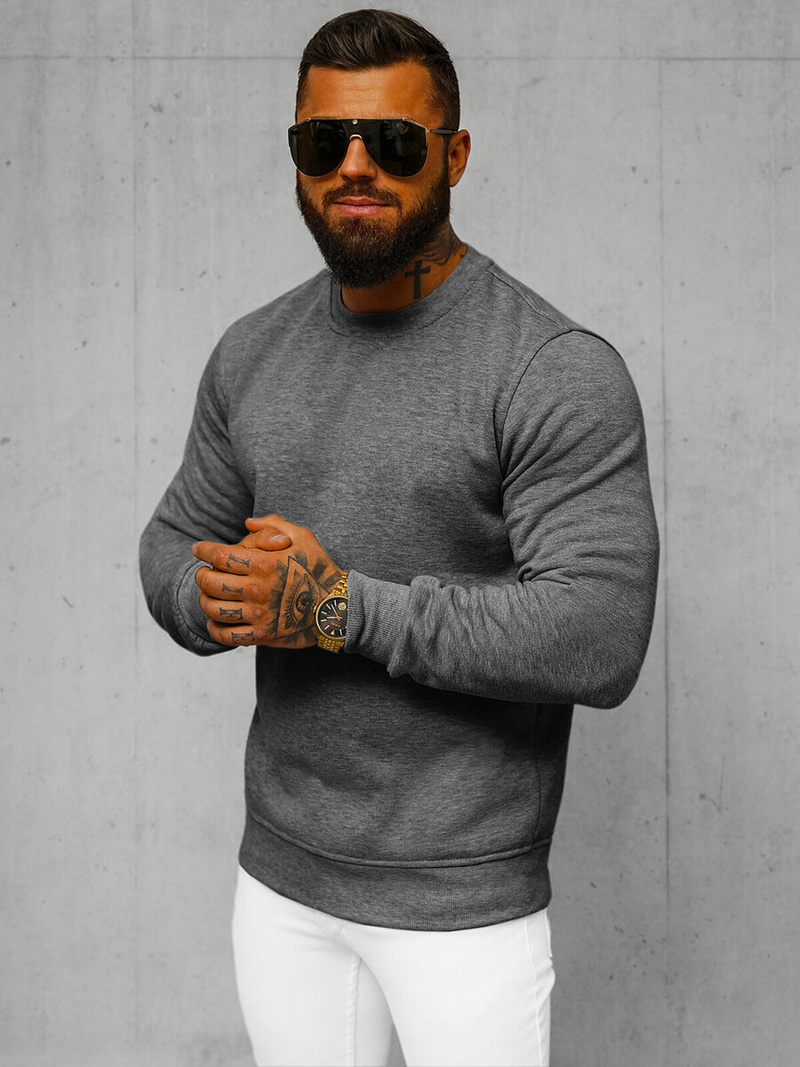 Ανδρικό Φούτερ γραφίτη OZONEE JS/2001-10Z