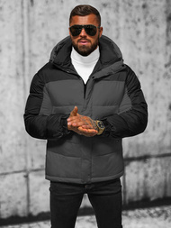 Ανδρικό μπουφάν Γκρί OZONEE JS/31M5008