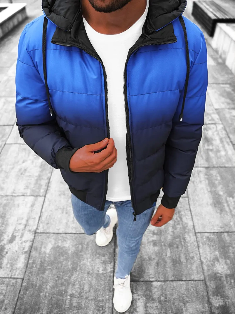 Ανδρικό μπουφάν mπλε/ναυτικό μπλε OZONEE JS/M760/215