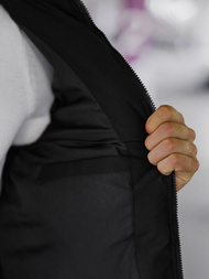 Ανδρικό μπουφάν mαύρος OZONEE JS/31M5003Z