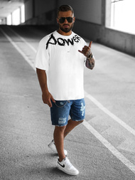 Ανδρικό μπλουζάκι λευκό OZONEE O/3431