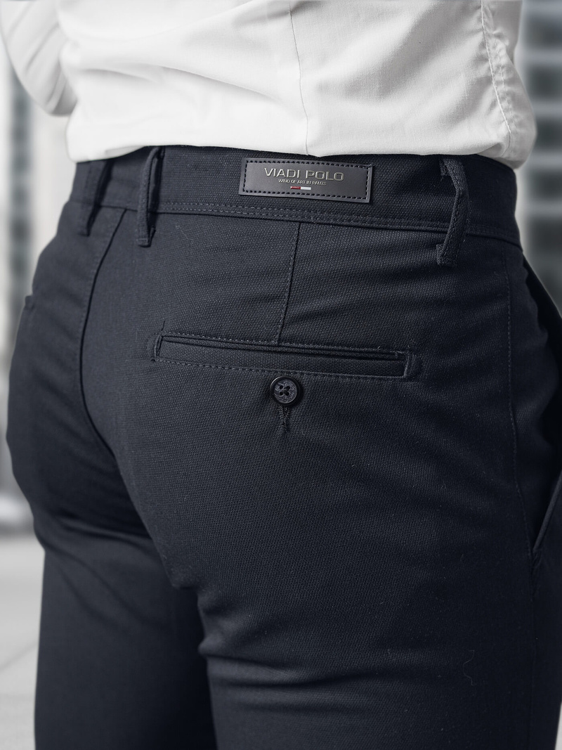 Ανδρικό παντελόνι chino ναυτικό μπλε OZONEE V/5100