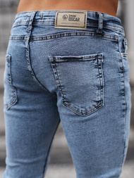 Ανδρικό τζιν παντελόνι Μπλε OZONEE DO/2445/1