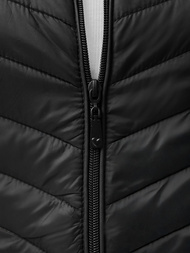 Γυναικείο αμάνικο μπουφάν μαύρο OZONEE JS/16M9255/392